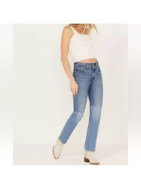 Levi's Women's 501 Two-tone Pieced High Rise Jeans 150 Anniversary Ed. 26x30